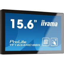 iiyama ProLite TF1634MC-B8X monitor komputerowy 39,6 cm (15.6") 1920 x 1080 px Full HD LED Ekran dotykowy Przeznaczony dla wielu użytkowników Czarny