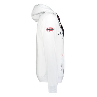 3. Bluza męska Geographical Norway GOPTAINE MEN 100 EO BS2 (WT1885H/GN-WHITE)