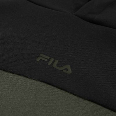 16. Bluza męska Fila Rivoli oliwkowo-czarna FAM1121 63185