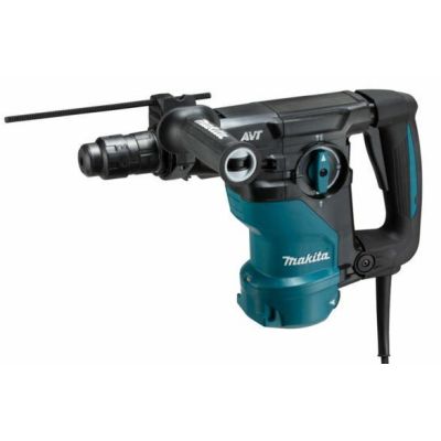 12. Młot udarowo-obrotowy MAKITA HR3012FCWJ SDS-Plus 3,9J 1050W AVT MAKPAC + odpylacz DX11 Czarny, Niebieski