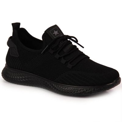 4. Buty sportowe tekstylne NEWS M EVE266A czarne 