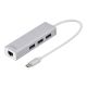 8. Digitus Hub USB 3.0 Type-C™ z Gigabit Ethernet