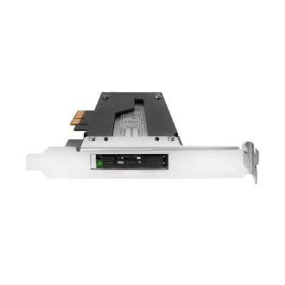 2. Kontroler pamięci masowej ICY Dock ToughArmor MB840M2P-B - Karta M.2 NVMe - PCIe 3.0 x4 - 1 nadajnik/kanał - Srebrny