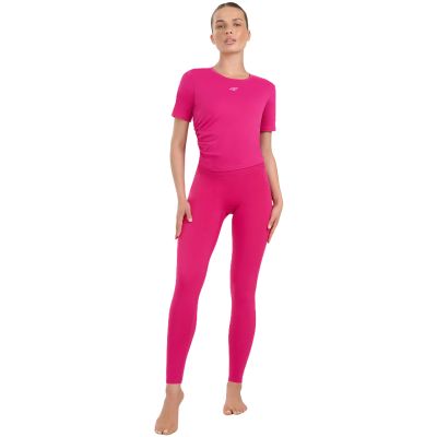 13. Legginsy damskie 4F FNK F369 różowe 4FWAW25TFTIF369 54S