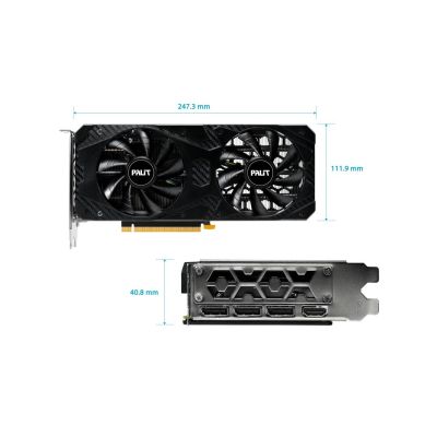 9. Palit RTX3060 Infinity 2 OC       12GB GDDR6 HDMI 3xDP