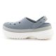 4. CROCS CLASSIC FROSTED STACKED CLOG CONCRETE 212567-0Z3