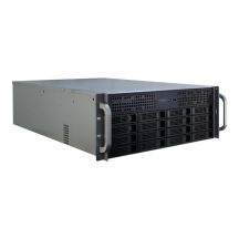 Inter-Tech 4U-4416L Rack Czarny, Srebrny