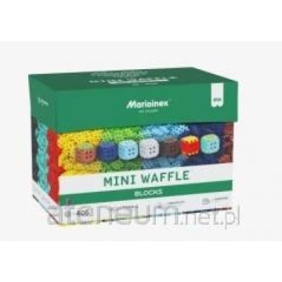 19. Klocki konstrukcyjne Marioinex Mini Waffle, 406 elementów