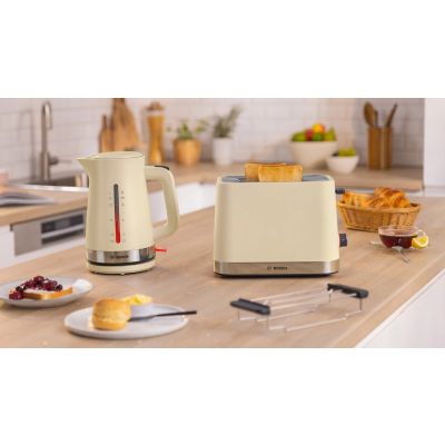 3. Czajnik Bosch MyMoment TWK4M227 (2400W; kremowy)
