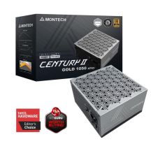 Montech CENTURY II 1050W moduł zasilaczy 20+4 pin ATX ATX Srebrny