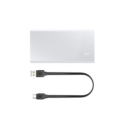 8. GREEN CELL POWERBANK POWERPLAY 20S BIAŁY 20000MAH 22,5W 3X USB-C PD 1X USB-A
