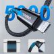 4. Kabel Choetech AUX009 Lighting / mini jack 3.5mm 2 m - czarny