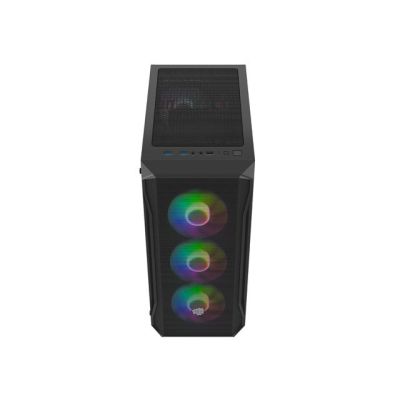 31. FURY OBUDOWA KOMPUTEROWA FURY SHOBO SH4F RGB MIDI Z OKNEM CZARNA