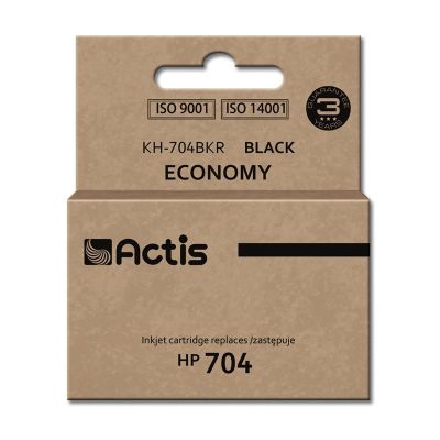 Actis KH-704BKR Tusz (zamiennik HP 704 CN692AE; Standard; 15 ml; czarny)