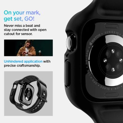 15. Pasek Spigen Vault Pro na Apple Watch 42 mm - czarny mat