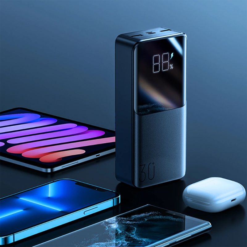 7. Powerbank Joyroom JR-QP193 30000mAh 22.5W PD QC3.0 AFC - czarny
