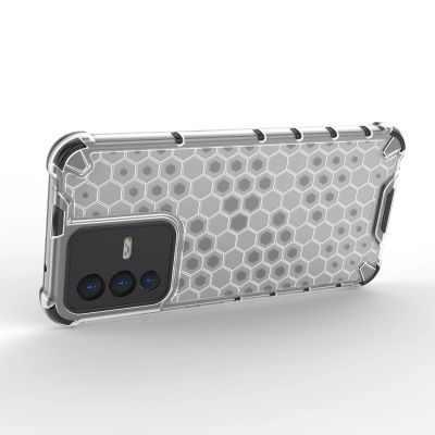 6. Honeycomb etui pancerny pokrowiec z żelową ramką Vivo V23 5G czarny