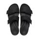 4. Klapki damskie Crocs Brooklyn Buckle Low czarne 211215 001