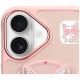 6. Etui Nimmy Glasses Cool Cat MagSafe na iPhone 16 - różowe