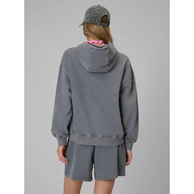 2. Bluza dresowa oversize z kapturem damska 4F 4FRSS26TSWSF3189-27S