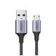 2. Kabel Ugreen US290 60146 USB-A / micro USB 2.4A 1m - szary