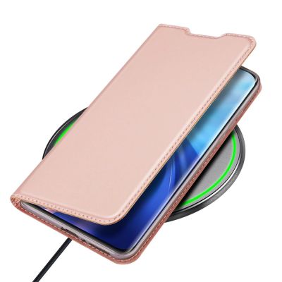 7. DUX DUCIS Skin Pro kabura etui pokrowiec z klapką Xiaomi Mi 11 Pro różowy