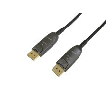 Wyposażenie - Kabel DisplayPort - DisplayPort (M) do DisplayPort (M) - DisplayPort 1.4 - 15.0m - Aktywny, Obsługuje 8K 30 Hz (7680 x 4320) - (119441)