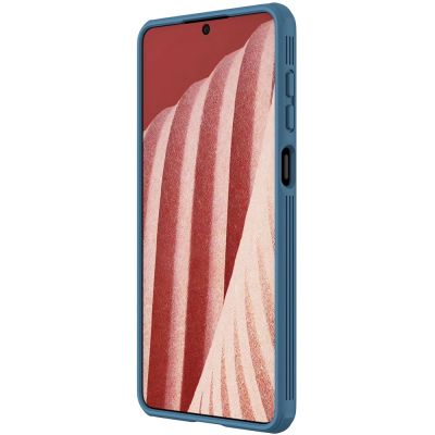 4. Nillkin CamShield Pro Case pancerne etui pokrowiec osłona na aparat kamerę Samsung Galaxy A73 niebieski