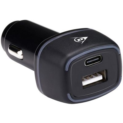 13. ŁADOWARKA SAMOCHODOWA MULTI USB A + USB C DUNLOP