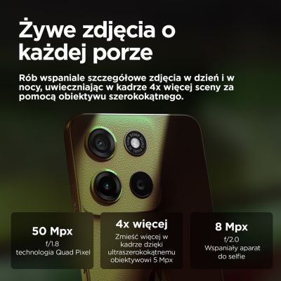2. Smartfon Motorola Moto G15 Power 8/256GB Iguana Green