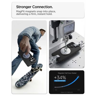 12. Etui Spigen Thin Fit Mag MagSafe na Samsung Galaxy S26 Ultra - czarne