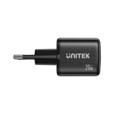 3. UNITEK ŁADOWARKA SIECIOWA 2X GAN USB-C & USB-A 20W CZARNA