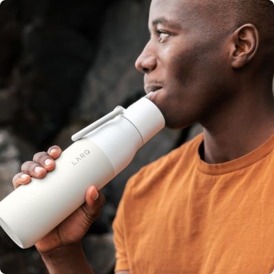 6. LARQ BFDGW074A bidon Codzienne użytkowanie, Fitness, Wędrówki 670 ml Stal nierdzewna Biały