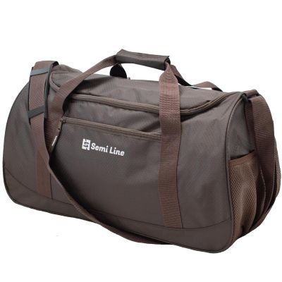 TORBA SPORTOWA A3043 BRĄZOWA SEMI LINE
