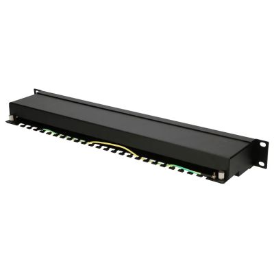 2. Patch panel Extralink  EX.9830 (1U; kat. 5e; 24xRJ-45)