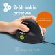9. Ergonomiczna mysz R-Go HE leworęczna USB czarna/srebrna