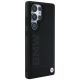 4. Etui BMW Leather Big Wordmark na Samsung Galaxy S25 Ultra - czarne