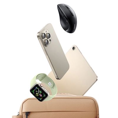 7. Myszka Ugreen bezprzewodowa ergonomiczna optyczna - czarna