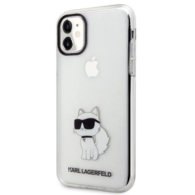 16. Etui Karl Lagerfeld Ikonik Choupette na iPhone 11 / Xr - przezroczyste