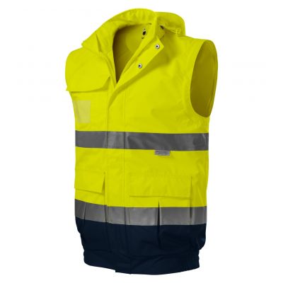 6. Kurtka Rimeck HV Guard 4 in 1 M MLI-5V297 fluorescencyjny żółty