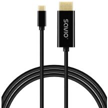 SAVIO KABEL USB-C DO HDMI 30HZ 1M PLASTIK CL-190