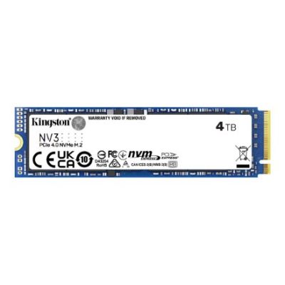 14. Kingston Technology NV3 4 TB M.2 PCI Express 4.0 NVMe 3D NAND