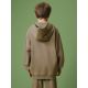 2. Bluza dresowa loose z kapturem chłopięca 4F 4FJRSS26TSWSM3051-83S