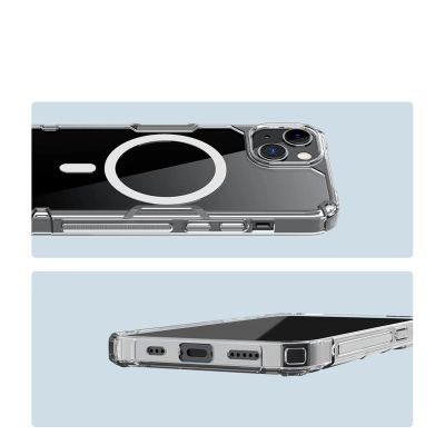 17. Pancerne etui z MagSafe Nillkin Nature Pro do iPhone 15 Plus - niebieskie