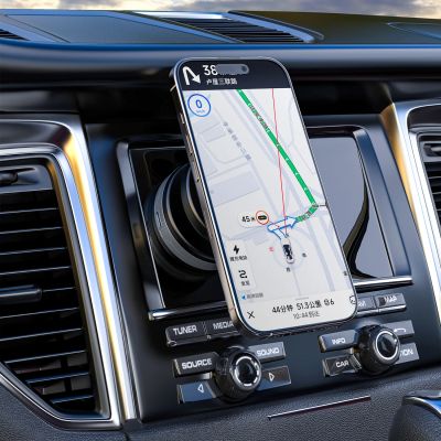4. Uchwyt samochdowy Dudao F24MAX z ładowarką bezprzewodową 15W kompatybilny z MagSafe z automatyczną przyssawką - czarny