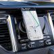 4. Uchwyt samochdowy Dudao F24MAX z ładowarką bezprzewodową 15W kompatybilny z MagSafe z automatyczną przyssawką - czarny