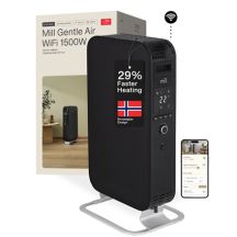 Mill | Heater | OIL1500WIFI3 Gentle Air | Oil Filled Radiator | 1500 W | Suitable for rooms up to 22 m2 | Black