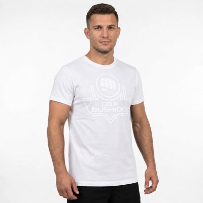 6. T-shirt męski Koszulka biała bawełniana DBX Bushido
