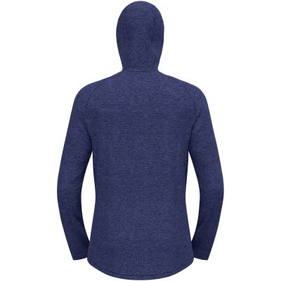 Bluza męska Odlo TENCIA Mid layer hoody full zip niebieska