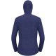 Bluza męska Odlo TENCIA Mid layer hoody full zip niebieska